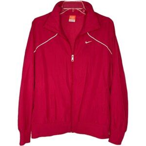 NIKE The Athletic Dept Jacket Full Zip Track Mesh Lined - Deep Pink - XXL